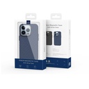 Apple iPhone 14 Pro Max Uyumlu Kılıf ​​​​​Wiwu Karbon Fiber Görünümlü Magsafe Wireless Şarj Özellikli Kabon Kapak - 6