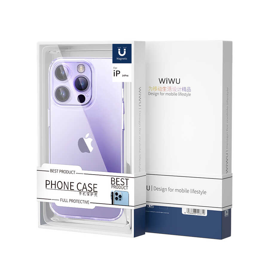 Apple iPhone 14 Pro Uyumlu Kılıf Şeffaf Airbag Tasarımlı ​​​​​Wiwu ZCC-108 Concise Serisi Kapak - 6