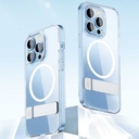 Apple iPhone 14 Plus Uyumlu Kılıf Standlı Magsafe Wireless Şarj Özellikli Wiwu Aurora Serisi Kapak - 4