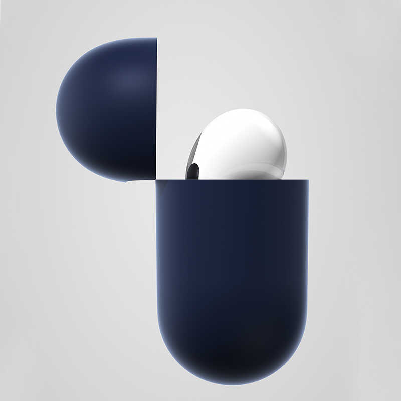 Apple Airpods Uyumlu 3 Kılıf Benks Liquid Silikon PC Kapak - 2