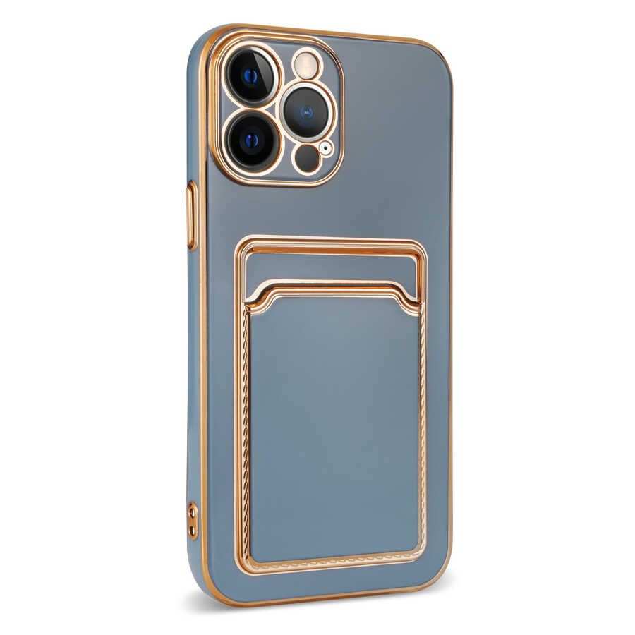 Apple iPhone 12 Pro Uyumlu Kılıf Zore Bark Kartlıklı Kapak - 5