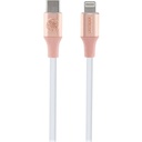 Guess Orjinal Lisanslı 4G ve Yazı Logolu Aydınlatmalı Kablo Ucu Hızlı Şarj Özellikli Type-C To Lightning PD Kablo 3A 1.5m