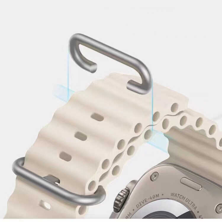 Apple Watch Ultra 49mm Uyumlu Zore KRD-75 Silikon Kordon - 2