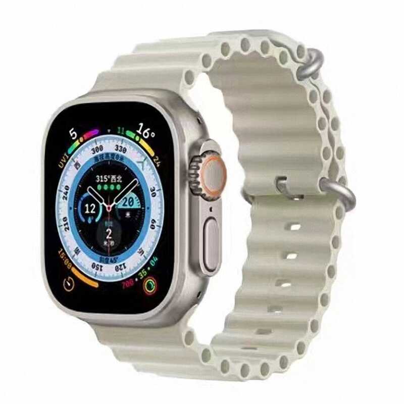 Apple Watch 44mm Uyumlu Zore KRD-75 Silikon Kordon - 1