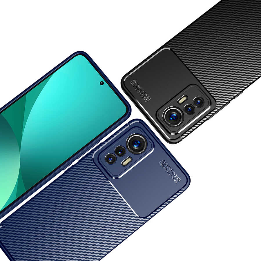 Xiaomi Mi 12 Lite Uyumlu Kılıf Zore Negro Silikon Kapak - 6