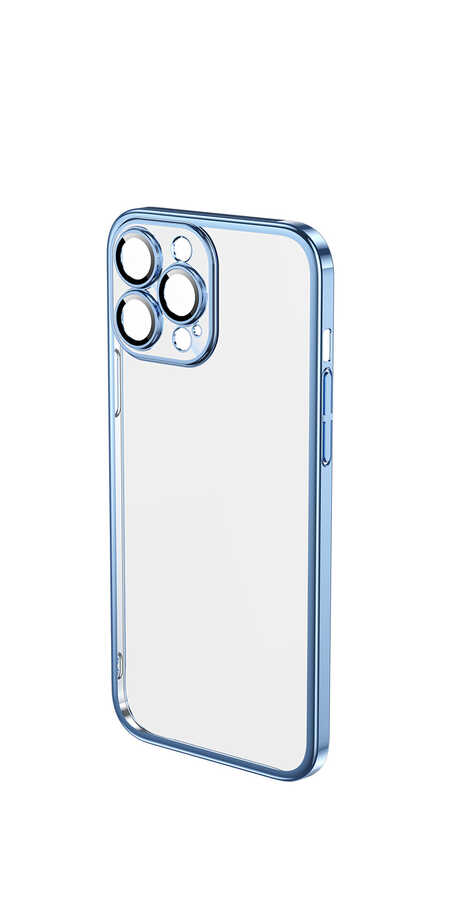 Apple iPhone 13 Pro Uyumlu Kılıf Sert PC Renkli Çerçeveli Zore Riksos Kapak - 8