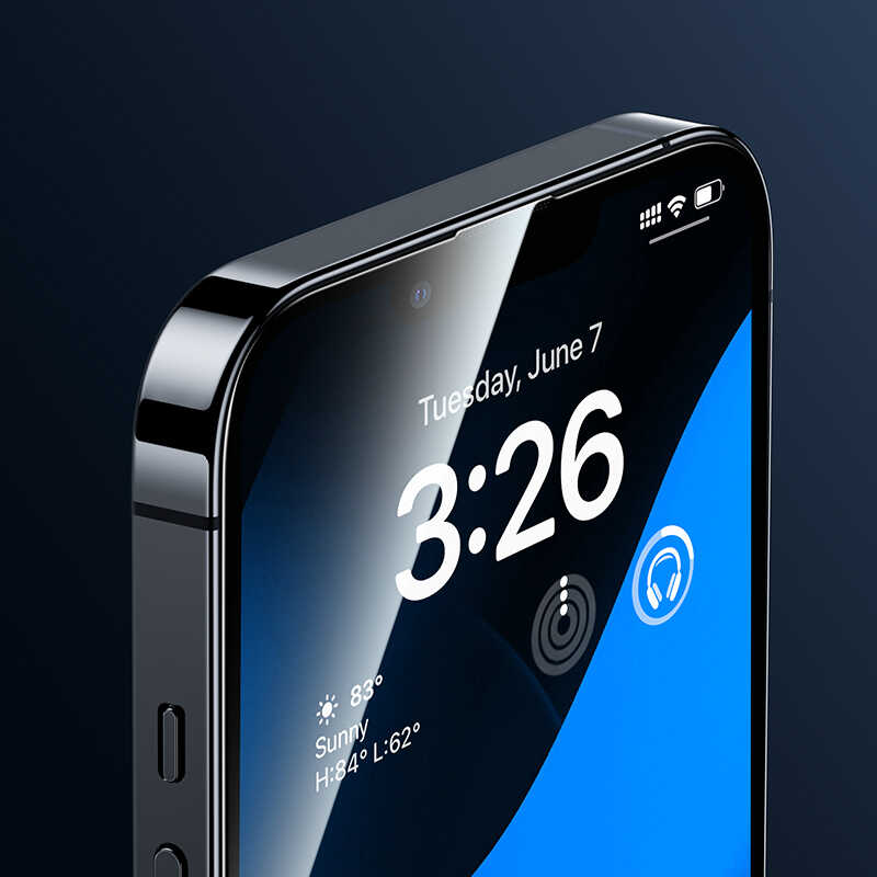 Apple iPhone 14 Pro Uyumlu Benks Warrior Sapphire Coating Cam Ekran Koruyucu - 5