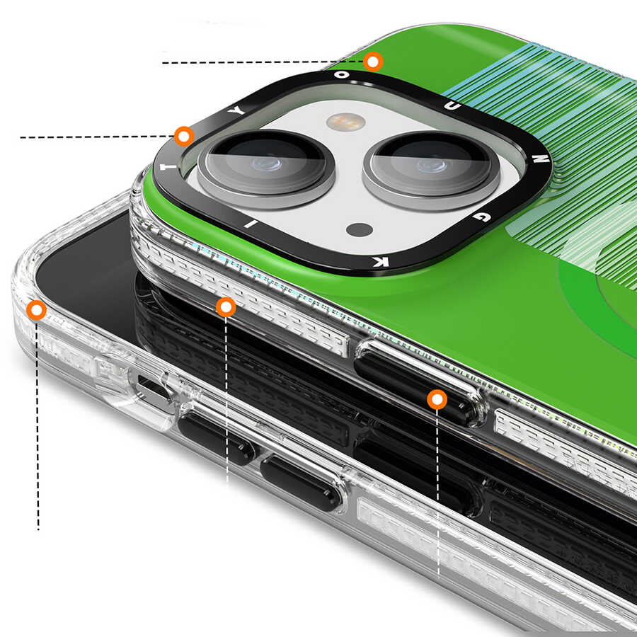 Apple iPhone 14 Uyumlu Kılıf Magsafe Şarj Özellikli Youngkit Pure Serisi Kapak - 2