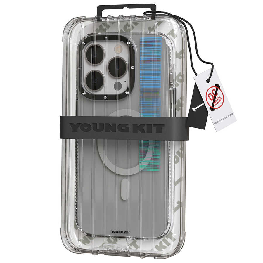 Apple iPhone 14 Pro Uyumlu Kılıf Magsafe Şarj Özellikli Youngkit Pure Serisi Kapak - 6