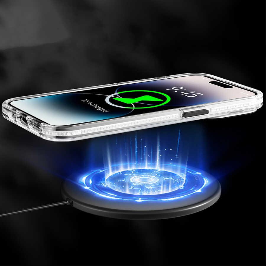 Apple iPhone 14 Pro Max Uyumlu Kılıf Magsafe Şarj Özellikli Youngkit Pure Serisi Kapak - 4