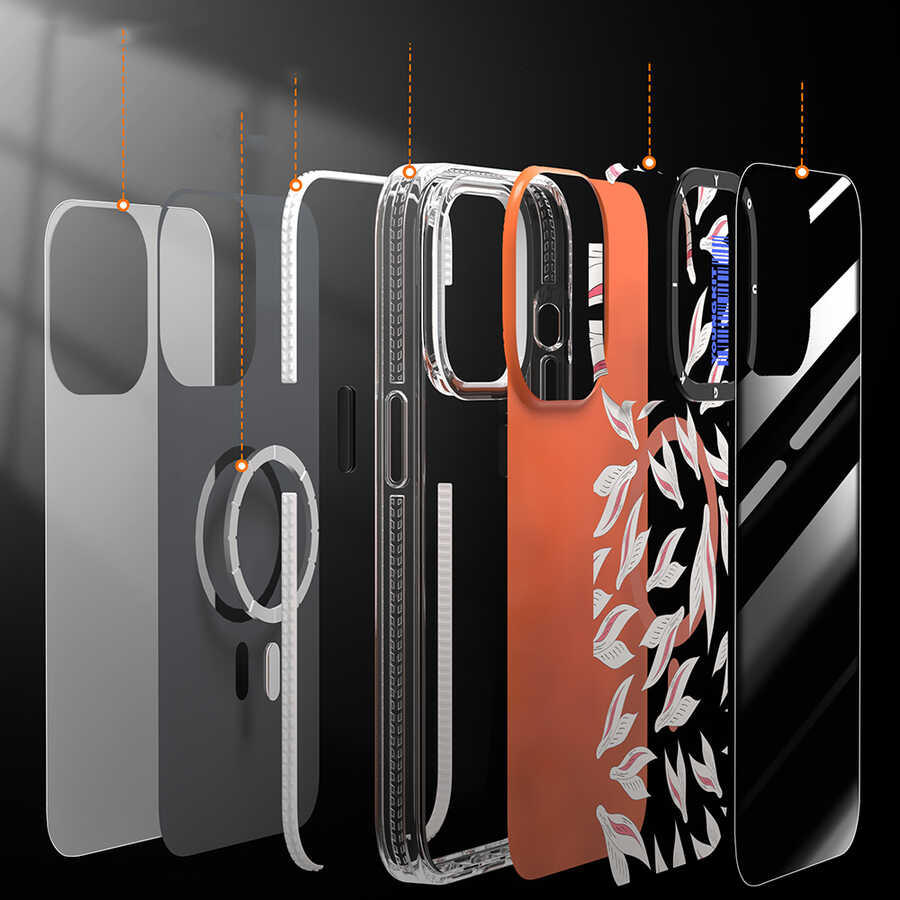 Apple iPhone 14 Plus Uyumlu Kılıf Magsafe Şarj Özellikli Youngkit Play Rabbit Serisi Kapak - 3