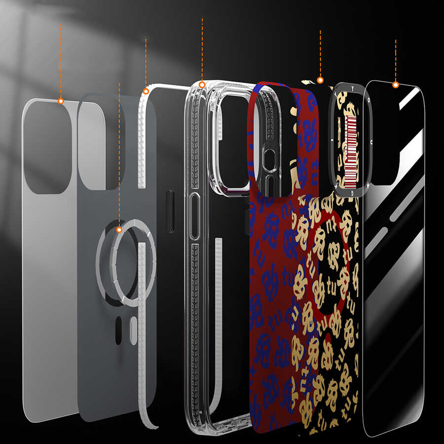 Apple iPhone 14 Pro Max Uyumlu Kılıf Magsafe Şarj Özellikli Youngkit Play Rabbit Serisi Kapak - 3