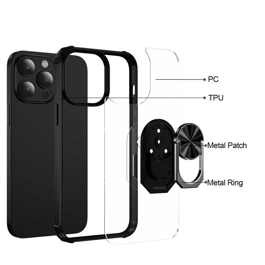 Apple iPhone 14 Pro Max Uyumlu Kılıf Zore Mola Kapak - 1