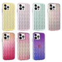 Apple iPhone 14 Pro Max Uyumlu Kılıf Kabartmalı Dalga Tasarımlı Silikon Zore İsmira Kapak - 1