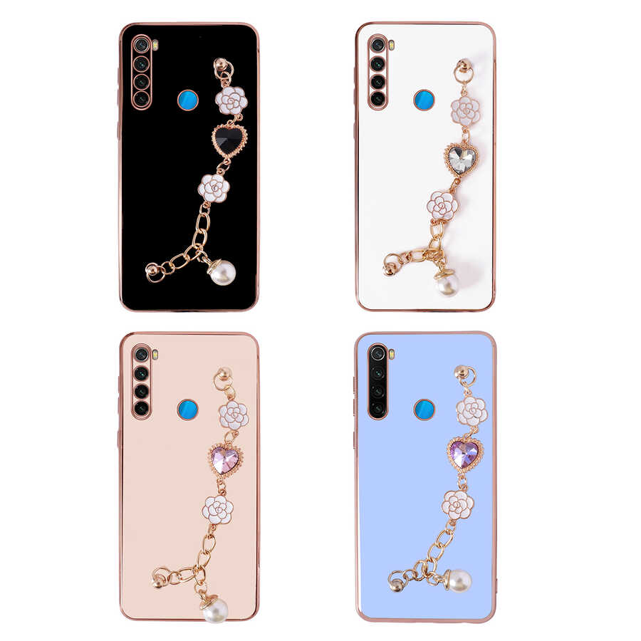 Xiaomi Redmi Note 8 Uyumlu Kılıf El Tutamaçlı Kamera Korumalı Zore Taka Silikon Kapak - 1