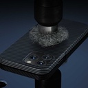 Apple iPhone 13 Pro Uyumlu Kılıf Magsafe Özellikli Karbon Fiber Benks Essential Kevlar Kapak - 4