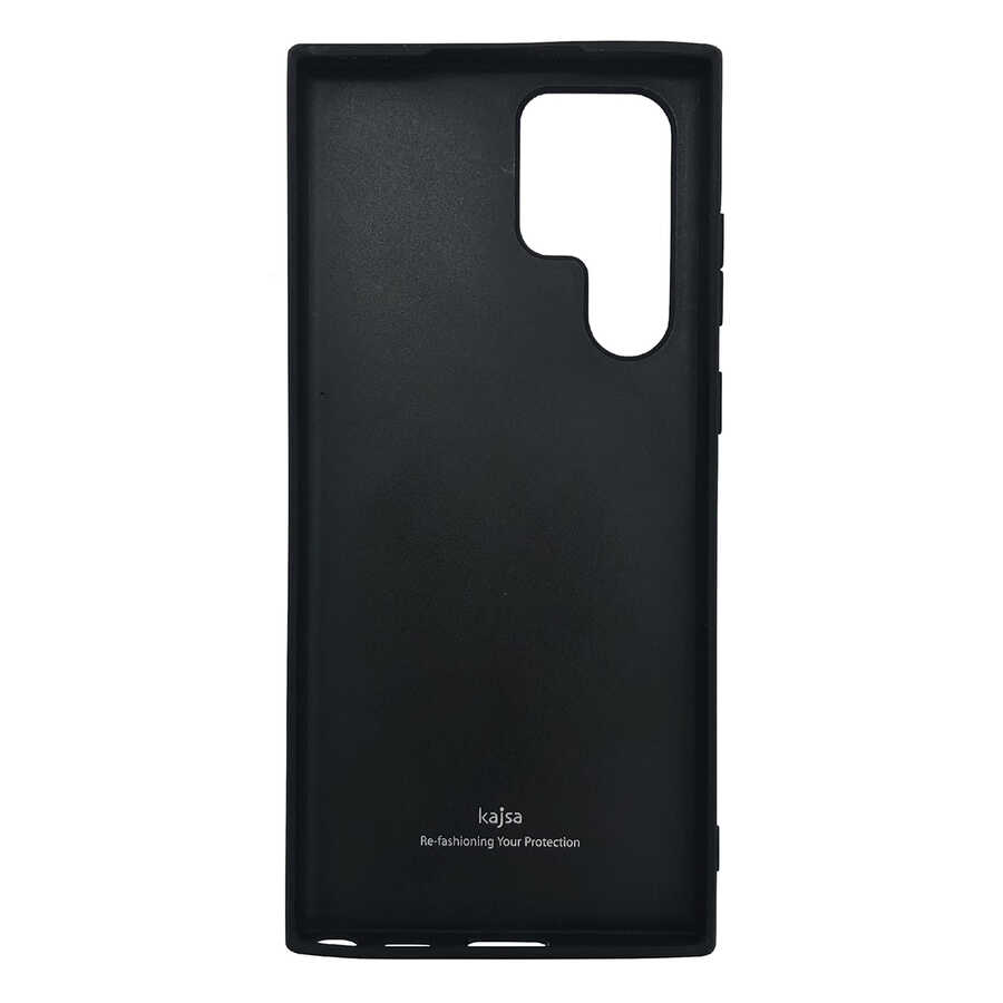 Samsung Galaxy S22 Ultra Uyumlu Kılıf ​Kajsa Luxe Collection Hakiki Deri Kapak - 1