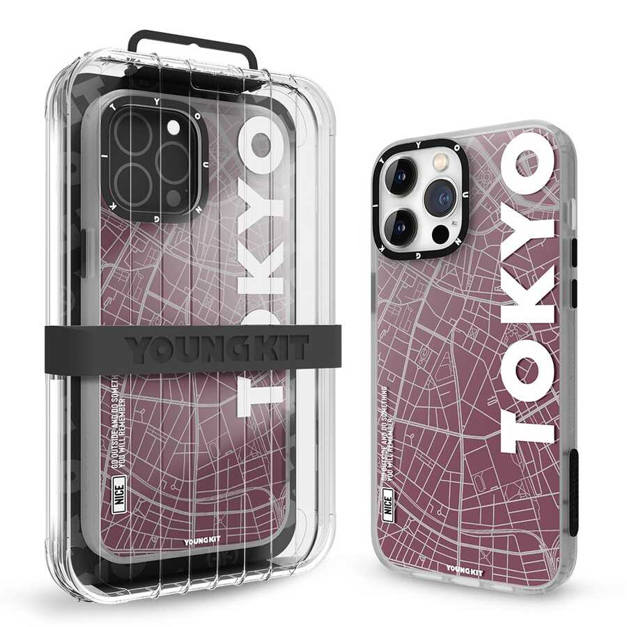 Apple iPhone 13 Pro Uyumlu Kılıf YoungKit World Trip Serisi Kapak - 3