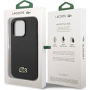 Apple iPhone 14 Pro Max Uyumlu Kılıf Lacoste Orjinal Lisanslı PU Pike Desenli Arka Yüzey İkonik Timsah Dokuma Logolu Kapak