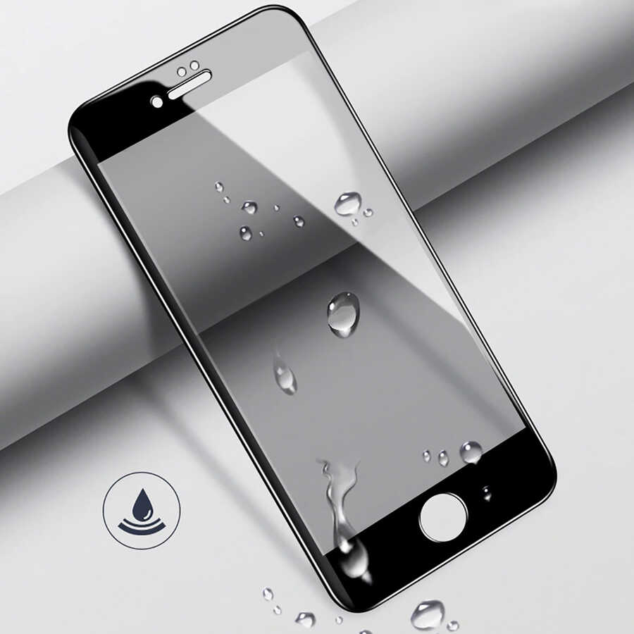 Apple iPhone 7 Plus Uyumlu Davin 5D Privacy Cam Ekran Koruyucu - 6