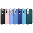 Samsung Galaxy S21 FE Uyumlu Kılıf Metal Çerçeve ve Buton Tasarımlı Silikon Zore Luna Kapak - 1