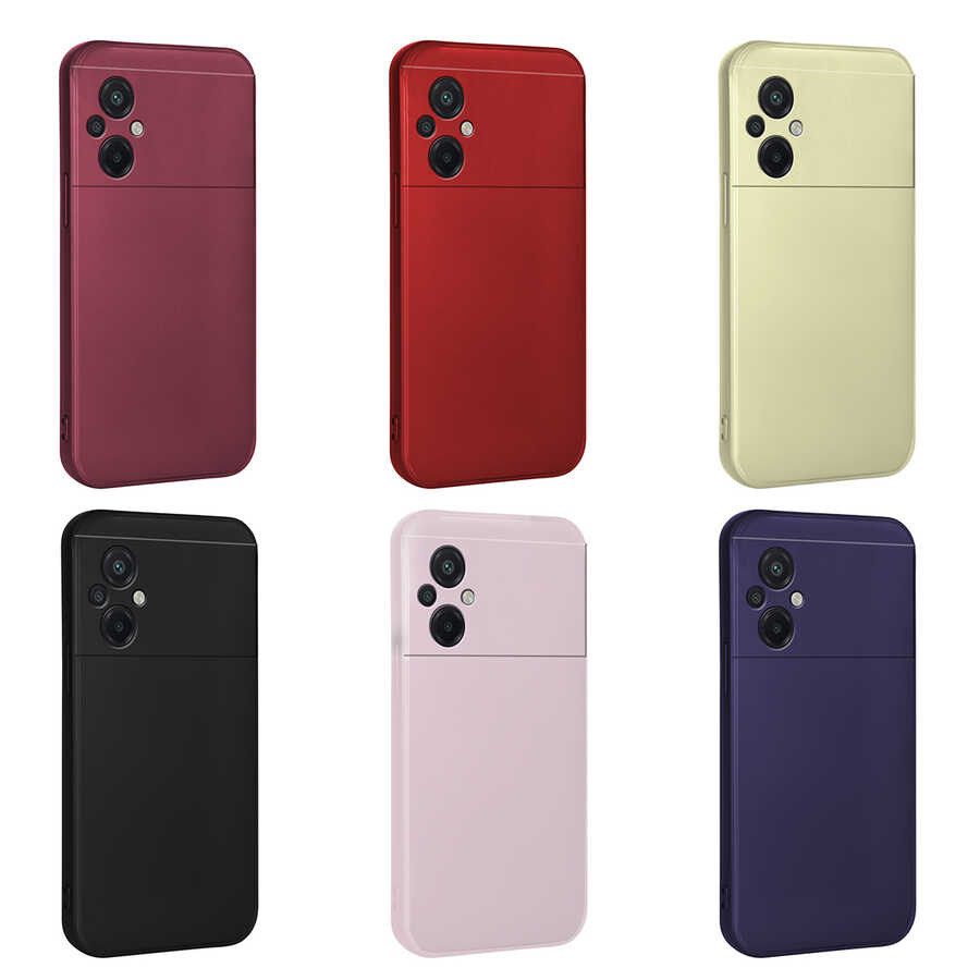Xiaomi Poco M5 Uyumlu Kılıf Zore Premier Silikon Kapak - 1