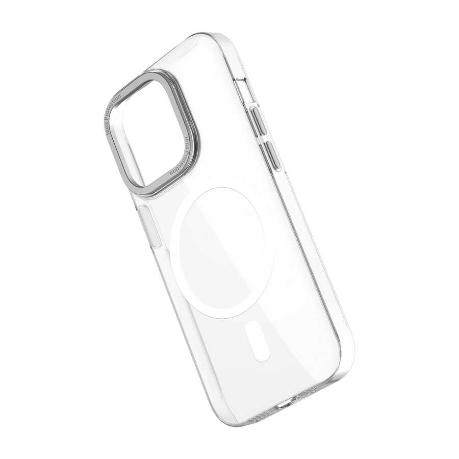 Apple iPhone 14 Plus Uyumlu Kılıf Wiwu MCC-102 Magnetic Crystal Sert PC Kapak - 4