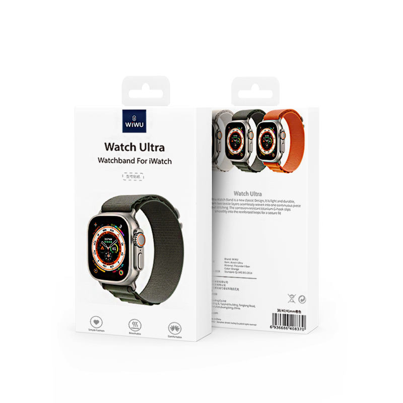 Apple Watch 42mm Uyumlu Kordon Wiwu WU-01 Hasır Örgü Strap Kayış - 8