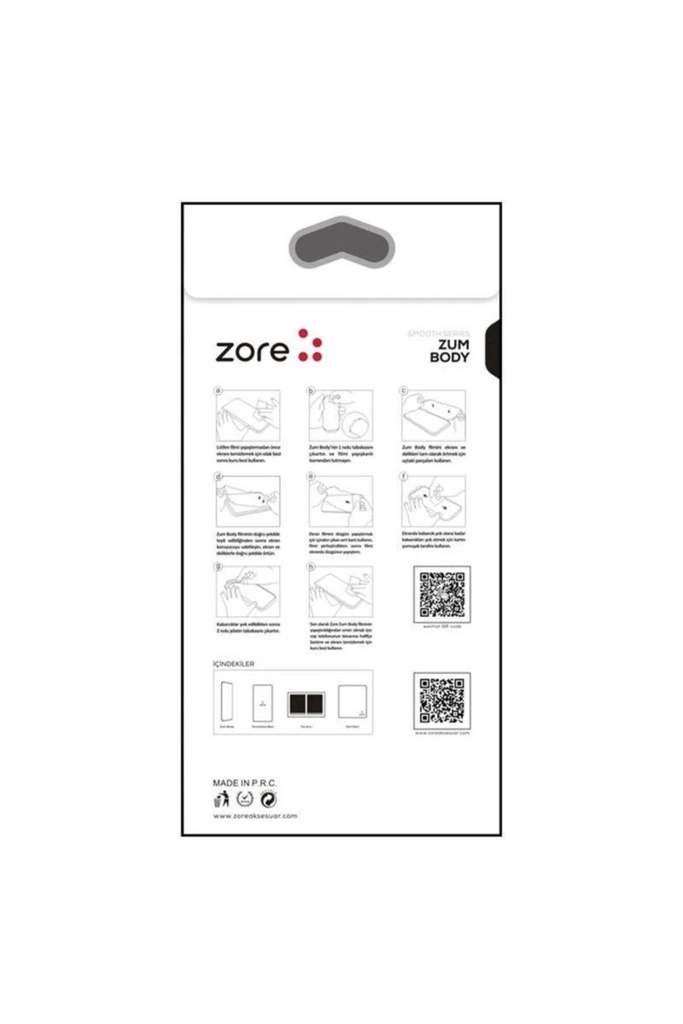 Apple iPhone 14 Pro Max Uyumlu Zore Mat Zum Body Arka Koruyucu