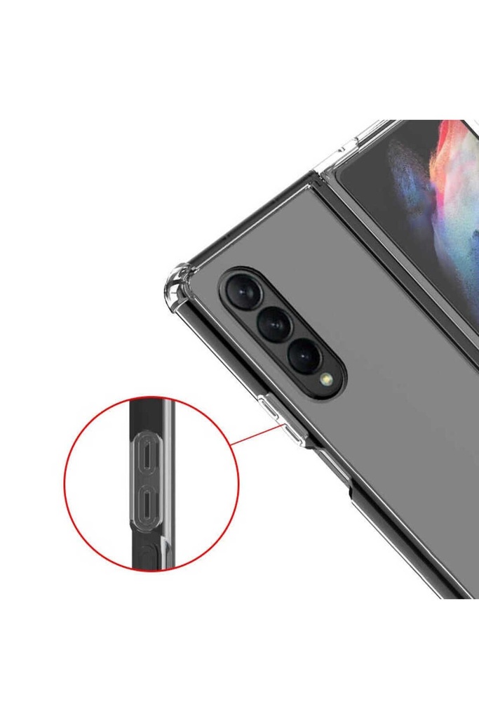 Megafox Teknoloji Samsung Galaxy Z Fold 4 Uyumlu Kılıf Nitro Anti Shock Silikon