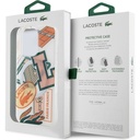Apple iPhone 15 Pro Uyumlu Kılıf Lacoste Orjinal Lisanslı Magsafe Şarj Özellikli Çift Katmanlı Yamalar Desenli Kapak