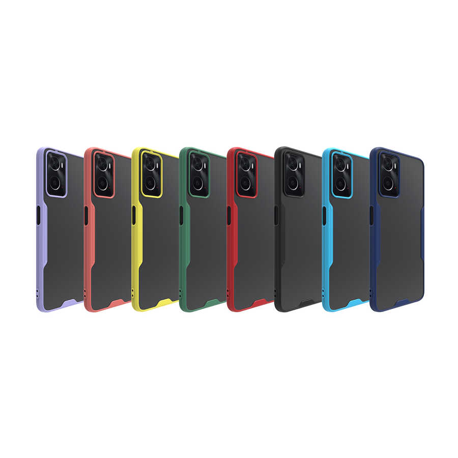 Oppo A76 Uyumlu Kılıf Zore Parfe Kapak - 1