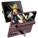 Samsung Galaxy Z Fold 4 Uyumlu Kılıf Zore Kıpta Standlı Kalem Bölmeli Kapak - 6