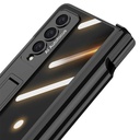 Samsung Galaxy Z Fold 4 Uyumlu Kılıf Zore Kıpta Standlı Kalem Bölmeli Kapak - 9