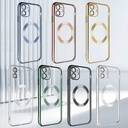 Apple iPhone 11 Uyumlu Kılıf Wireless Şarj Özellikli Sert PC Zore Riksos Magsafe Kapak - 1