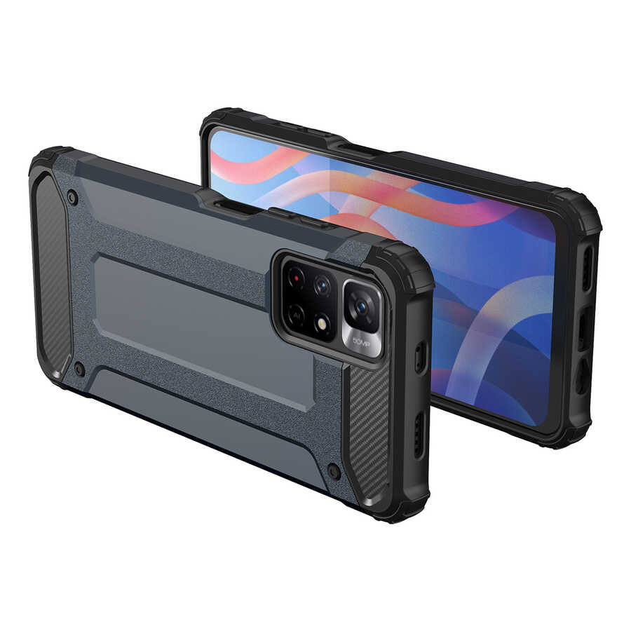Xiaomi Redmi Note 11S Global Uyumlu Kılıf Zore Crash Silikon Kapak - 2