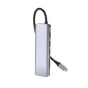 Wiwu Alpha A731HC 7 in 1 Type-C Hub 100W Şarj Destekli SD Kart-Hdmi-Usb Çoğaltıcı - 1