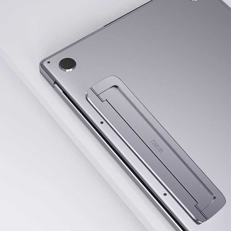 Wiwu S900 Yıkanabilir Yapıştırıcılı Mini Laptop Standı 2 Farklı Yükseklik Ayarı 11-17 inc Uyumlu - 11