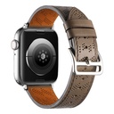 ​​​Apple Watch 38mm Uyumlu KRD-76 PU Deri Kordon Strap Kayış - 1