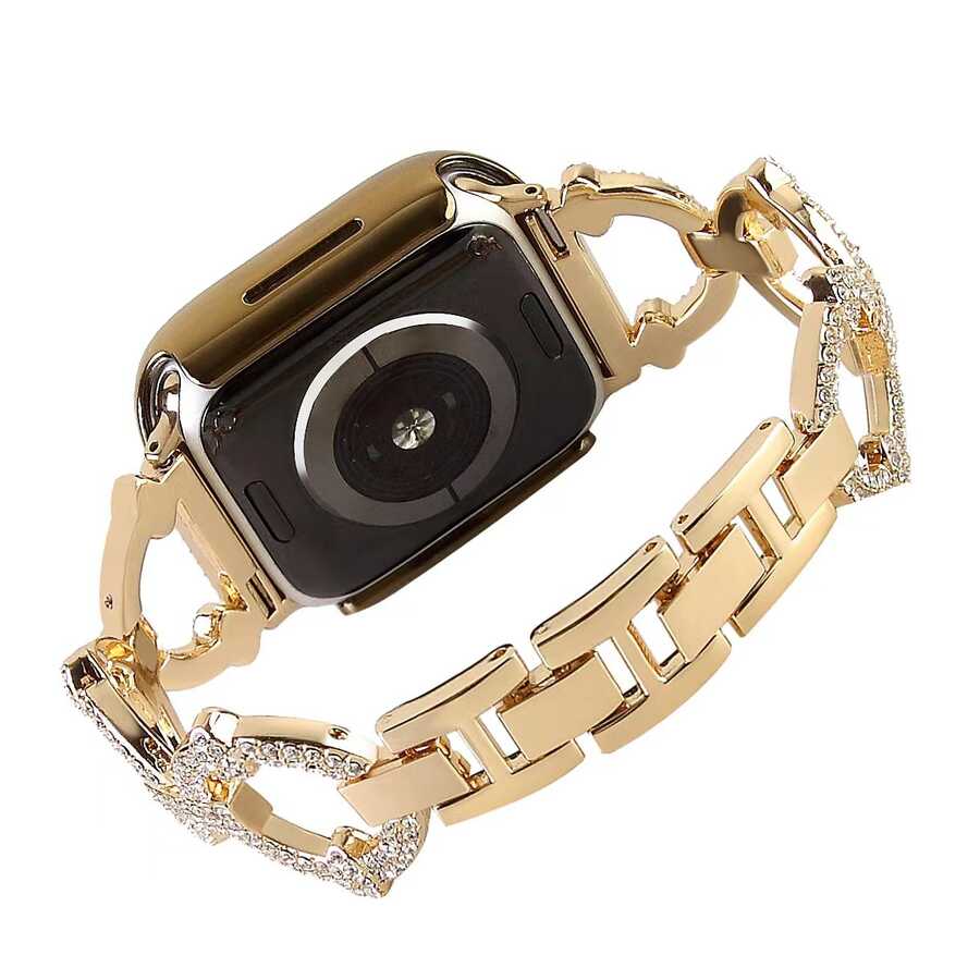 ​​​Apple Watch 7 45mm Uyumlu KRD-57 Metal Kordon - 5