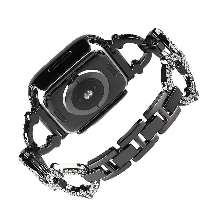 ​​​Apple Watch 7 45mm Uyumlu KRD-57 Metal Kordon - 8