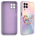 Samsung Galaxy M33 Uyumlu Kılıf Kamera Korumalı Desenli Sert Silikon Zore Epoksi Kapak - 1