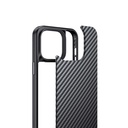 Apple iPhone 14 Pro Max Uyumlu Kılıf Aramid Karbon Fiber Magsafe Özellikli Wlons Radison Kapak - 6