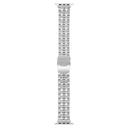 ​​​Apple Watch 7 41mm Uyumlu KRD-54 Metal Kordon - 11