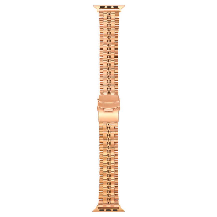 ​​​Apple Watch 7 41mm Uyumlu KRD-54 Metal Kordon - 12