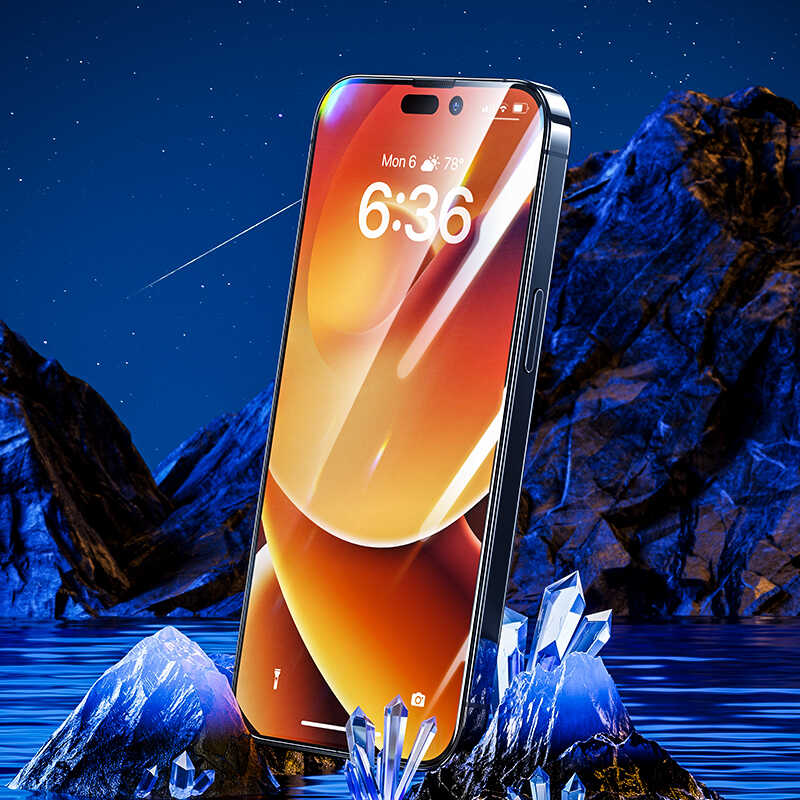 Apple iPhone 14 Pro Max Uyumlu ​​​​Benks V Pro Plus Şeffaf Ekran Koruyucu - 1