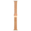 ​​​Apple Watch 7 41mm Uyumlu KRD-54 Metal Kordon - 12