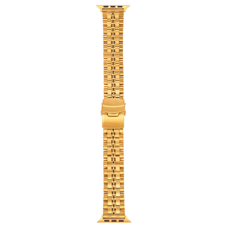 ​​​Apple Watch 7 41mm Uyumlu KRD-54 Metal Kordon - 13