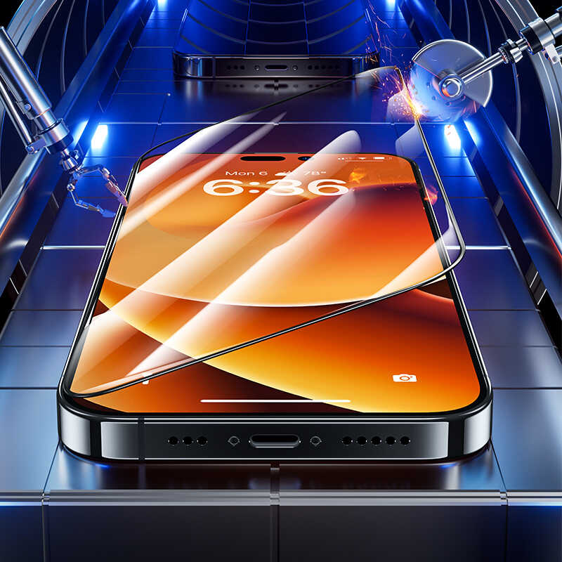 Apple iPhone 14 Pro Uyumlu ​​​​Benks V Pro Plus Şeffaf Ekran Koruyucu - 4