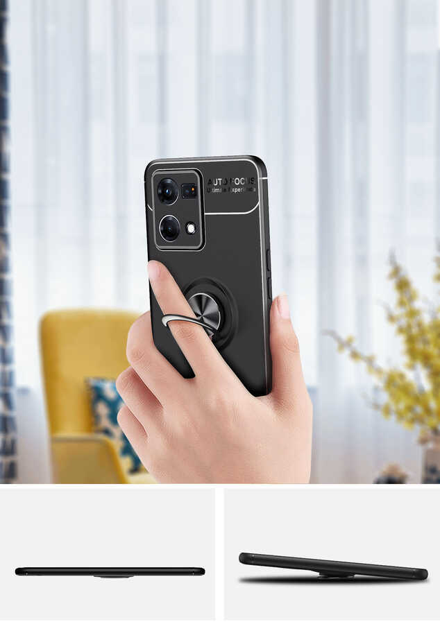 Oppo Reno 7 4G Uyumlu Kılıf Zore Ravel Silikon Kapak - 8